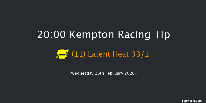 32Red.com Handicap (Div 1) Kempton 20:00 Handicap (Class 6) 7f Sat 22nd Feb 2020