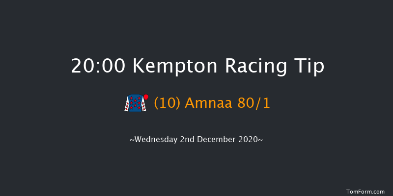 Unibet New Instant Roulette Handicap (Div 1) Kempton 20:00 Handicap (Class 6) 8f Mon 30th Nov 2020