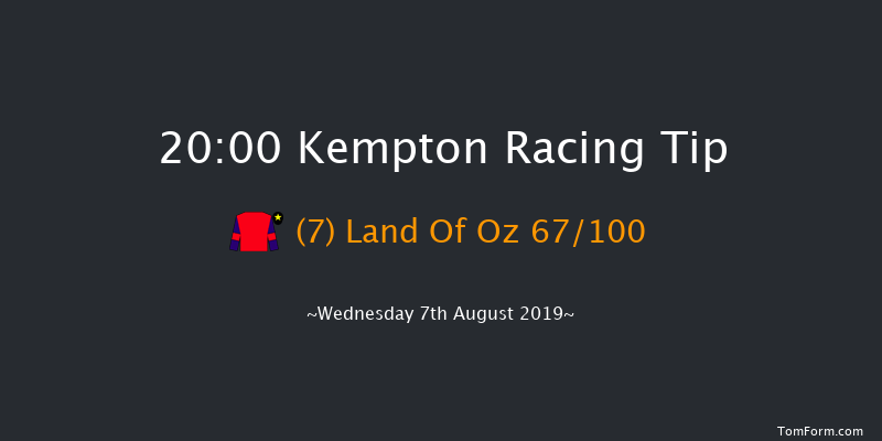 Kempton 20:00 Handicap (Class 4) 16f Mon 5th Aug 2019