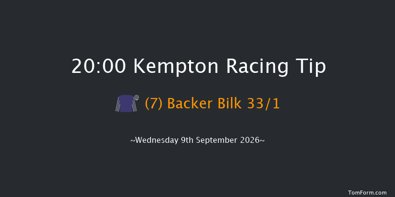 Kempton 20-00 (Class 6) 10f Sat 5th Sep 2026