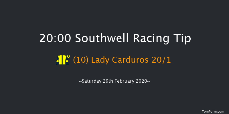 Bombardier Golden Beer Handicap Southwell 20:00 Handicap (Class 6) 8f Wed 26th Feb 2020