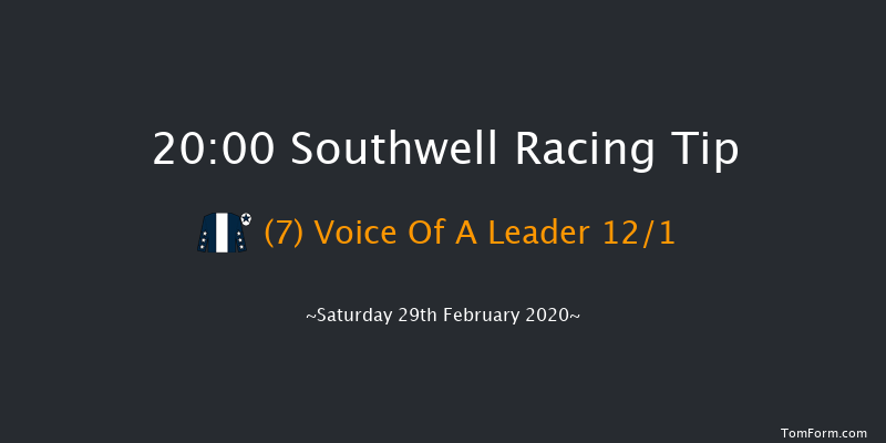 Bombardier Golden Beer Handicap Southwell 20:00 Handicap (Class 6) 8f Wed 26th Feb 2020