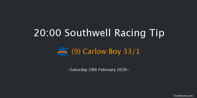 Bombardier Golden Beer Handicap Southwell 20:00 Handicap (Class 6) 8f Wed 26th Feb 2020