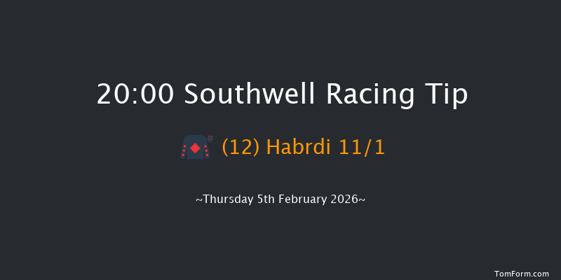 Southwell 20-00 (Class 6) 7f Mon 2nd Feb 2026