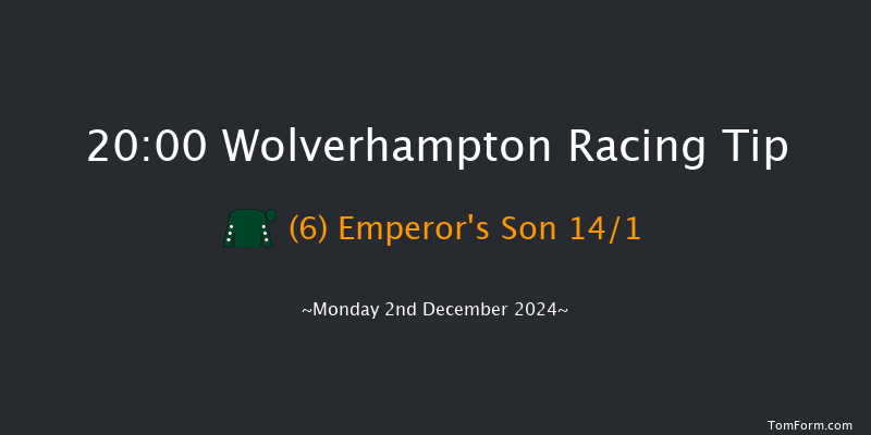 Wolverhampton  20:00 Handicap (Class 4) 6f Sat 23rd Nov 2024