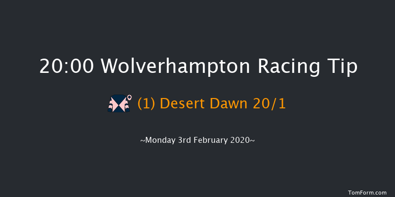 Wolverhampton 20:00 Stakes (Class 5) 9.5f Mon 27th Jan 2020