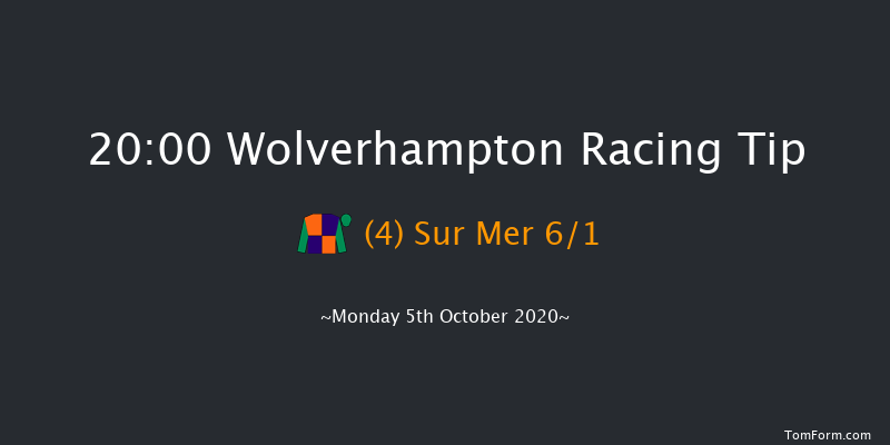 Sky Sports Racing HD Virgin 535 Handicap Wolverhampton 20:00 Handicap (Class 5) 5f Sat 3rd Oct 2020
