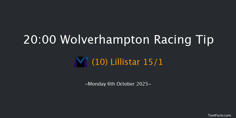 Wolverhampton 20-00 (Class 6) 16f Sat 4th Oct 2025