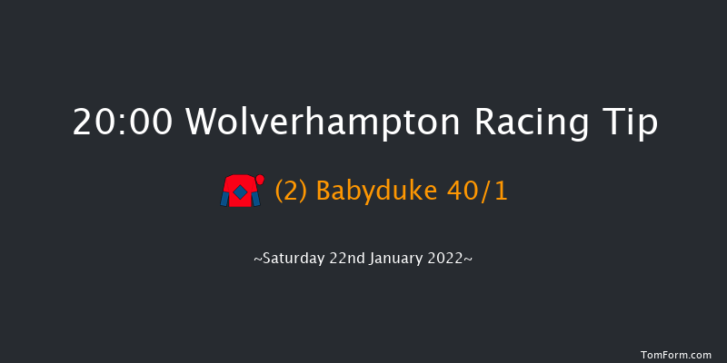 Wolverhampton 20:00 Stakes (Class 6) 6f Mon 17th Jan 2022