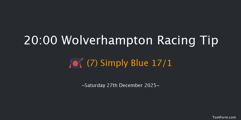 Wolverhampton 20-00 (Class 6) 6f Fri 26th Dec 2025