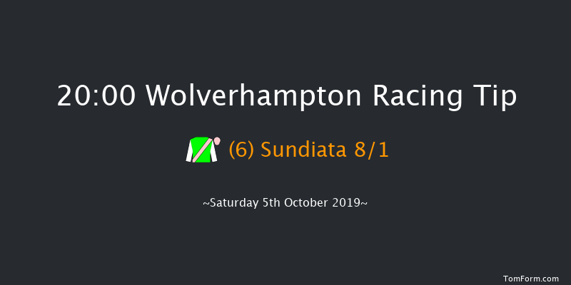 Wolverhampton 20:00 Handicap (Class 4) 6f Thu 3rd Oct 2019