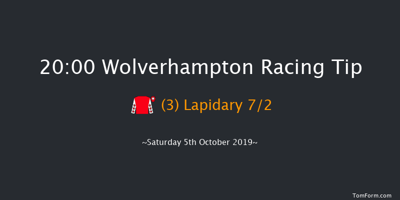 Wolverhampton 20:00 Handicap (Class 4) 6f Thu 3rd Oct 2019
