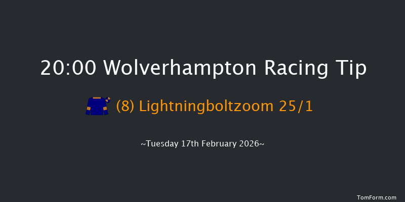 Wolverhampton 20-00 (Class 6) 9f Mon 16th Feb 2026