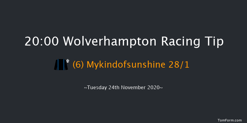 Betway Supporting Safer Gambling Week Handicap Wolverhampton 20:00 Handicap (Class 6) 5f Sun 22nd Nov 2020