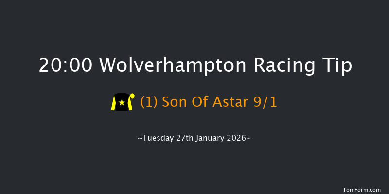 Wolverhampton 20-00 (Class 6) 5f Mon 26th Jan 2026