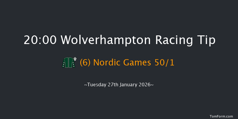 Wolverhampton 20-00 (Class 6) 5f Mon 26th Jan 2026