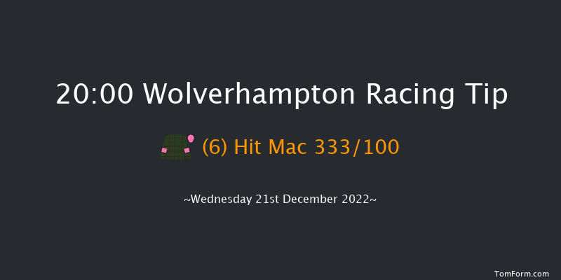 Wolverhampton 20:00 Handicap (Class 6) 5f Sun 18th Dec 2022