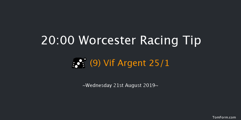 Worcester 20:00 Handicap Hurdle (Class 5) 23f Wed 14th Aug 2019