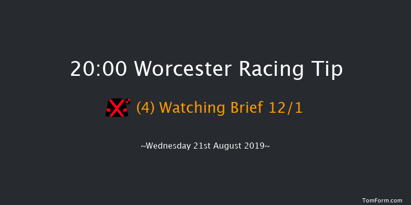 Worcester 20:00 Handicap Hurdle (Class 5) 23f Wed 14th Aug 2019