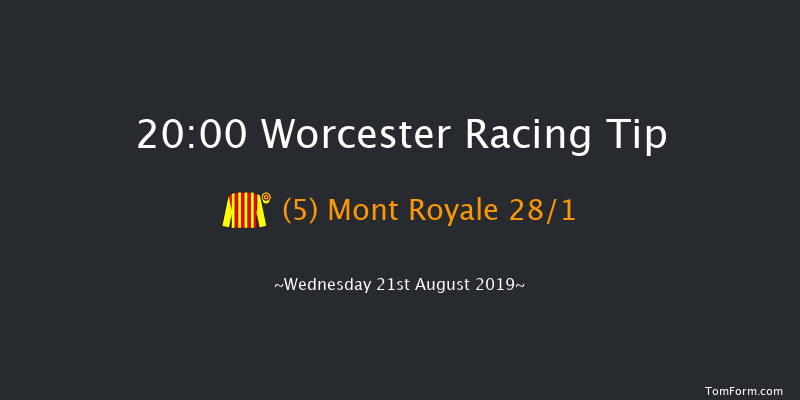 Worcester 20:00 Handicap Hurdle (Class 5) 23f Wed 14th Aug 2019
