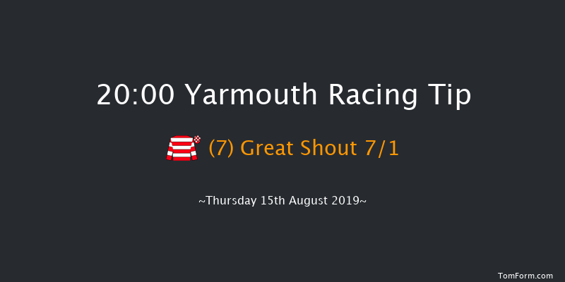Yarmouth 20:00 Handicap (Class 5) 6f Thu 8th Aug 2019
