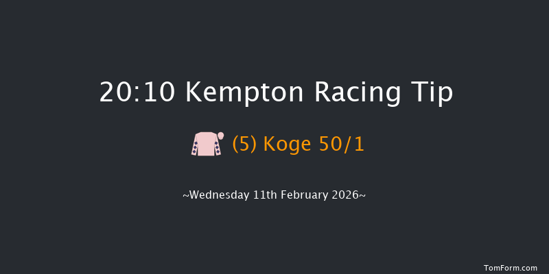 Kempton 20-10 (Class 6) 7f Wed 4th Feb 2026