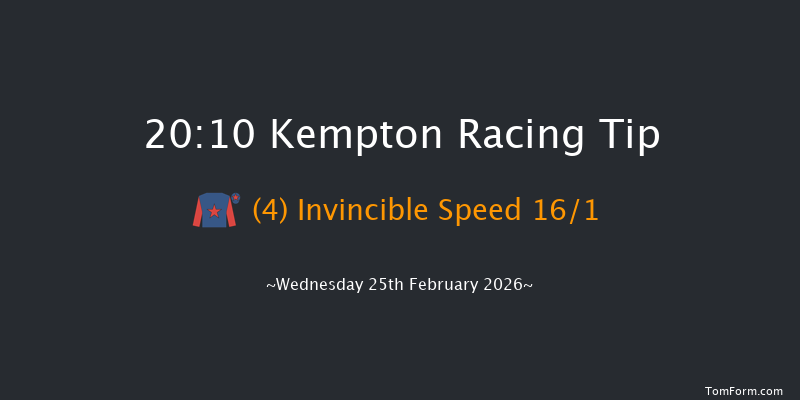 Kempton 20-10 (Class 5) 6f Sat 21st Feb 2026