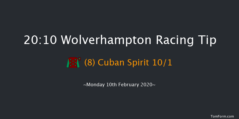 BetYourWay At Betway Handicap Wolverhampton 20:10 Handicap (Class 6) 5f Sat 8th Feb 2020