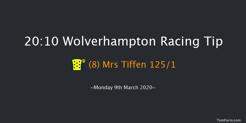 Betway Novice Median Auction Stakes Wolverhampton 20:10 Stakes (Class 6) 6f Sat 7th Mar 2020