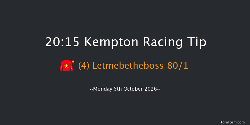 Kempton 20-15 (Class 6) 11f Wed 30th Sep 2026