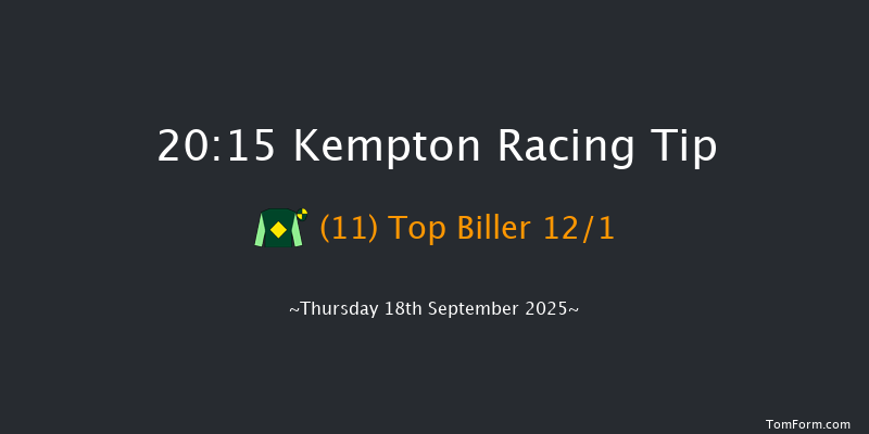 Kempton 20-15 (Class 6) 6f Mon 15th Sep 2025