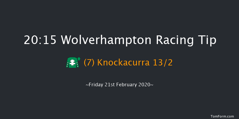 Bombardier Golden Beer Classified Stakes Wolverhampton 20:15 Stakes (Class 6) 7f Mon 10th Feb 2020
