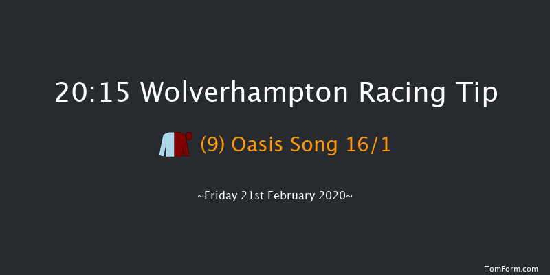 Bombardier Golden Beer Classified Stakes Wolverhampton 20:15 Stakes (Class 6) 7f Mon 10th Feb 2020