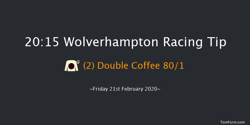 Bombardier Golden Beer Classified Stakes Wolverhampton 20:15 Stakes (Class 6) 7f Mon 10th Feb 2020