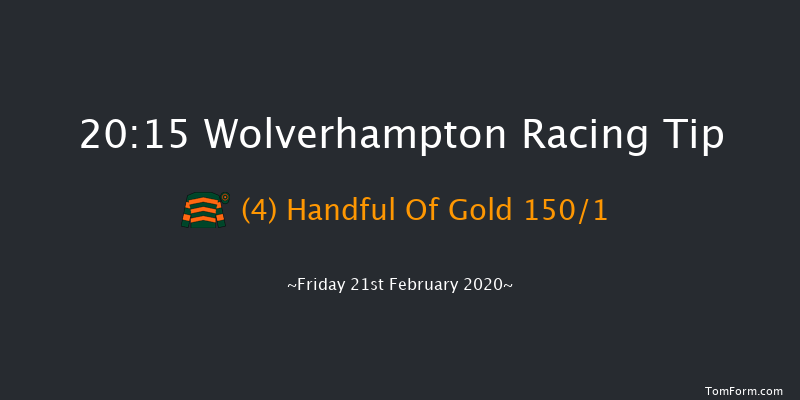 Bombardier Golden Beer Classified Stakes Wolverhampton 20:15 Stakes (Class 6) 7f Mon 10th Feb 2020
