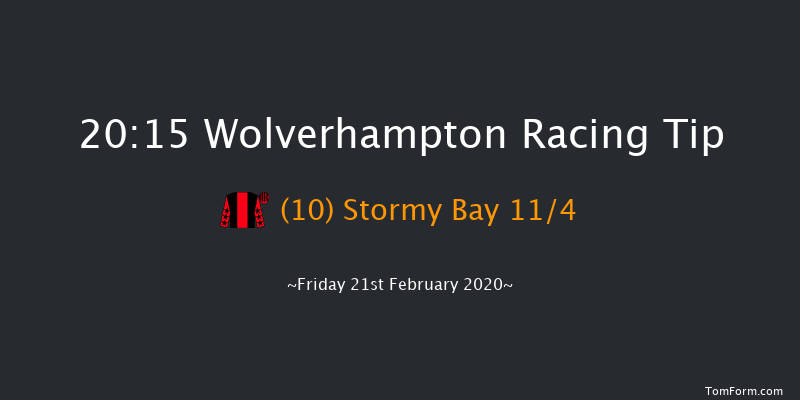 Bombardier Golden Beer Classified Stakes Wolverhampton 20:15 Stakes (Class 6) 7f Mon 10th Feb 2020