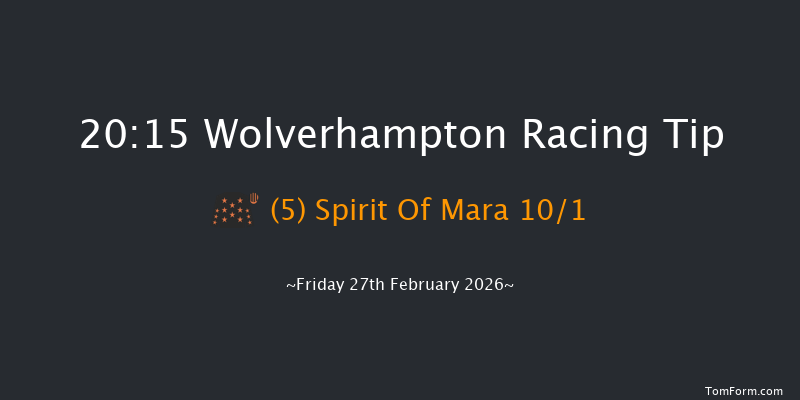 Wolverhampton 20-15 (Class 6) 8f Mon 23rd Feb 2026