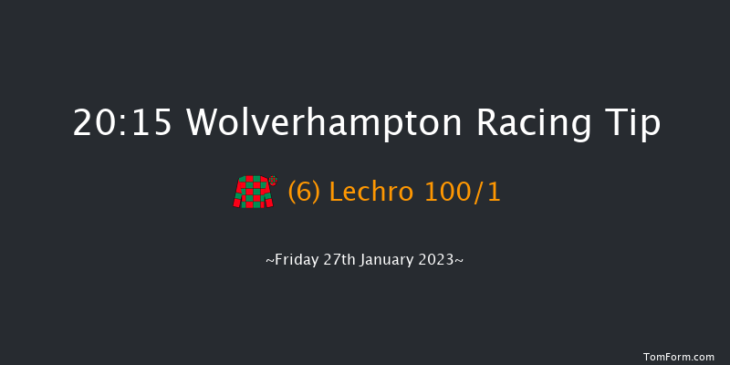 Wolverhampton 20:15 Handicap (Class 5) 9.5f Mon 23rd Jan 2023
