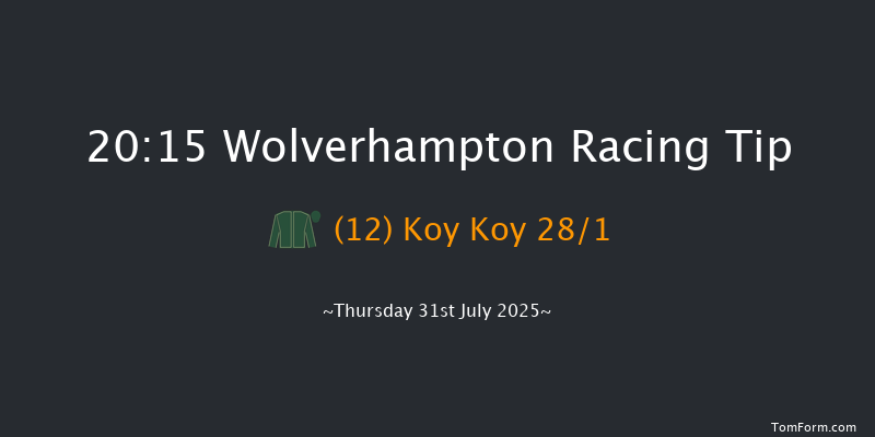 Wolverhampton 20-15 (Class 3) 8f Tue 22nd Jul 2025