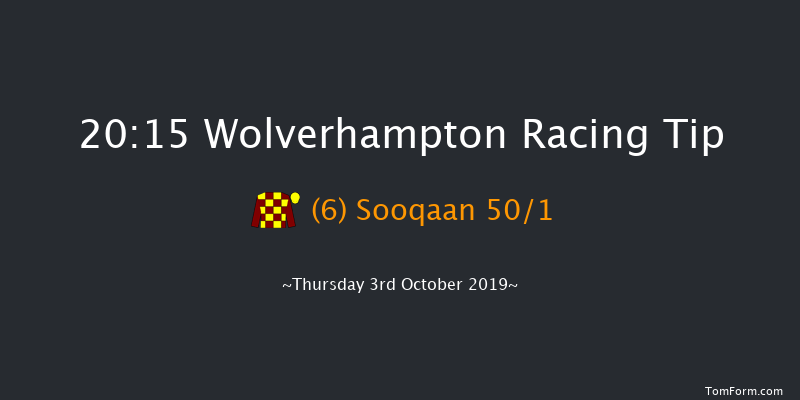 Wolverhampton 20:15 Handicap (Class 6) 9f Mon 30th Sep 2019
