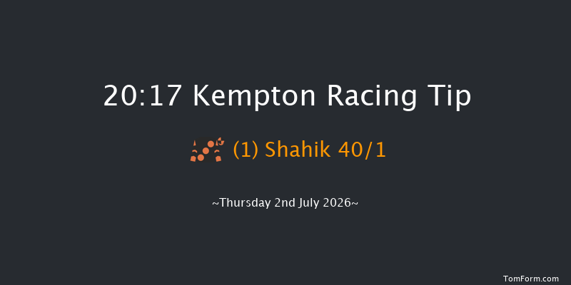 Kempton 20-17 (Class 5) 6f Mon 29th Jun 2026