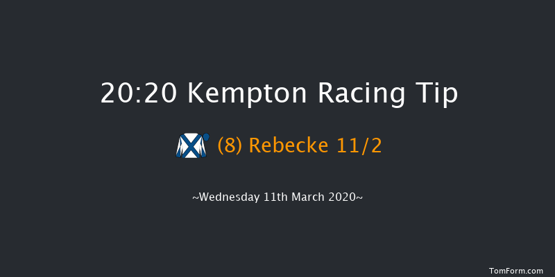 Bet At racingtv.com Handicap (Div 2) Kempton 20:20 Handicap (Class 6) 7f Mon 9th Mar 2020