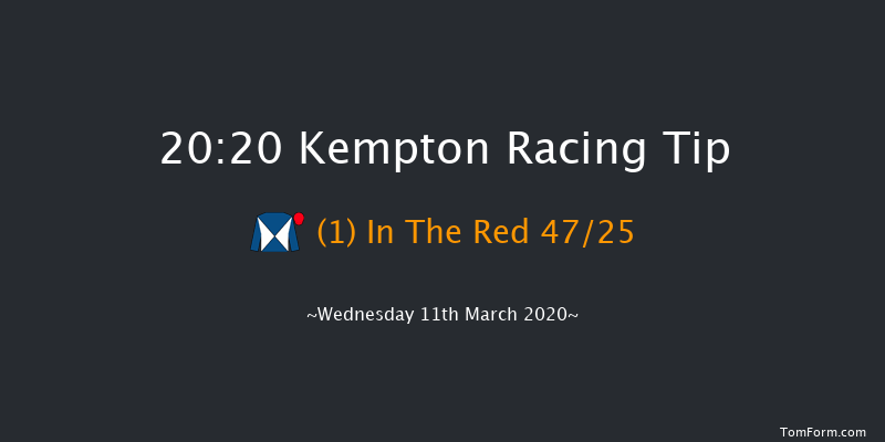 Bet At racingtv.com Handicap (Div 2) Kempton 20:20 Handicap (Class 6) 7f Mon 9th Mar 2020