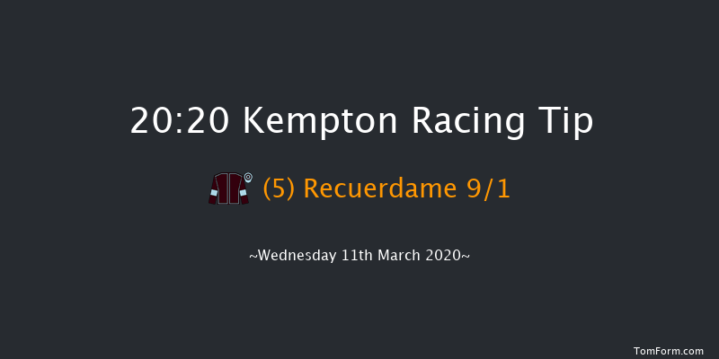 Bet At racingtv.com Handicap (Div 2) Kempton 20:20 Handicap (Class 6) 7f Mon 9th Mar 2020
