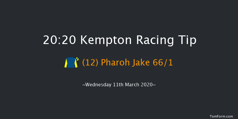 Bet At racingtv.com Handicap (Div 2) Kempton 20:20 Handicap (Class 6) 7f Mon 9th Mar 2020