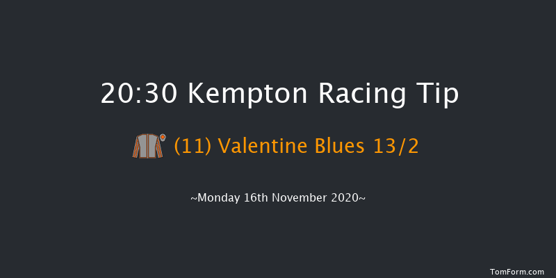 Unibet New Instant Roulette Handicap (Div 2) Kempton 20:30 Handicap (Class 6) 6f Wed 11th Nov 2020