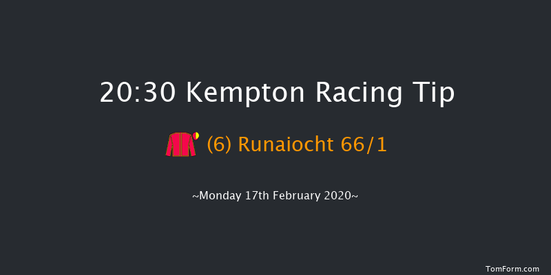Join Racing TV Now Classified Stakes Kempton 20:30 Stakes (Class 6) 12f Sun 16th Feb 2020