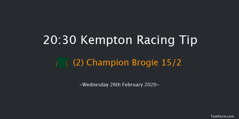 32Red.com Handicap (Div 2) Kempton 20:30 Handicap (Class 6) 7f Sat 22nd Feb 2020
