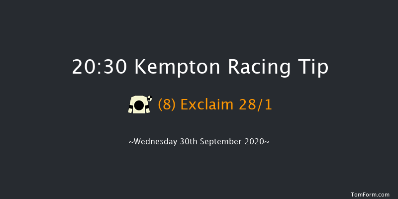 Bet At racingtv.com Handicap Kempton 20:30 Handicap (Class 6) 16f Thu 24th Sep 2020