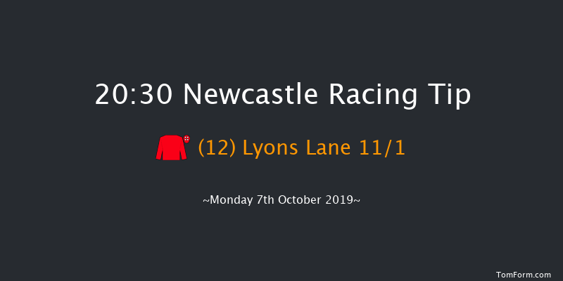 Newcastle 20:30 Stakes (Class 6) 6f Wed 2nd Oct 2019